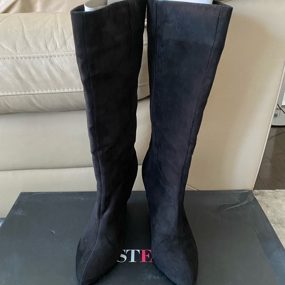 Swede wedge boots - Picture 3 of 6